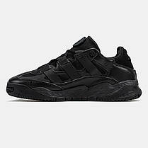 Кросівки Adidas Niteball All Black / Адидас Найтболл Олл Чорні, фото 4