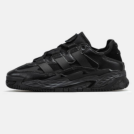 Кросівки Adidas Niteball All Black / Адидас Найтболл Олл Чорні, фото 1