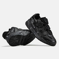 Кросівки Adidas Niteball All Black / Адидас Найтболл Олл Чорні, фото 6