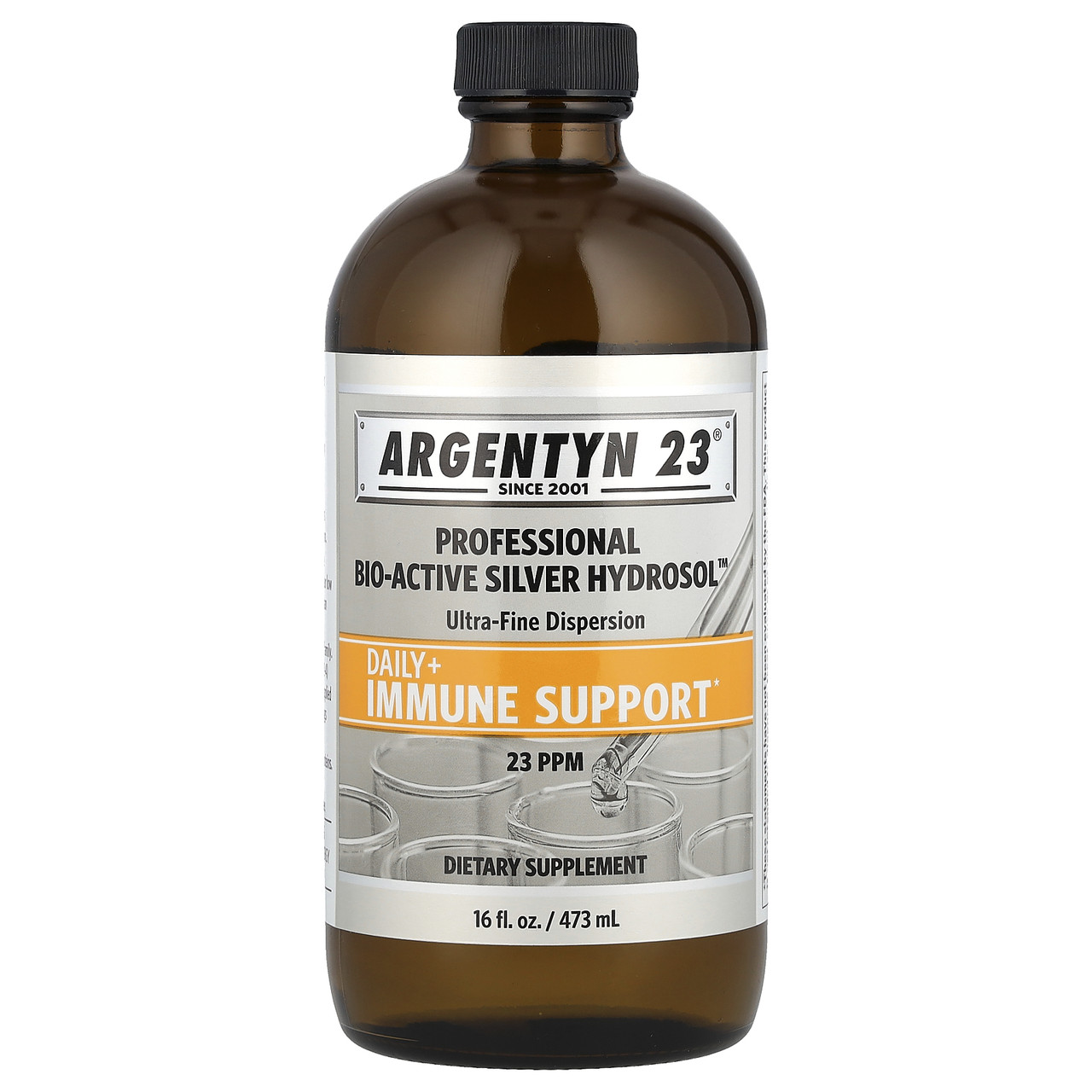 Sovereign Silver, Argentyn 23, Professional Bio-Active Silver Hydrosol, 473 мл (16 Рідний. унций) ALG-33137, Київ
