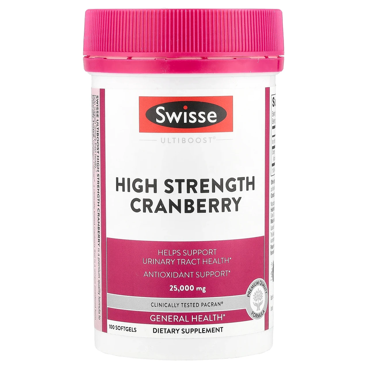 Swisse, Ultiboost, High Strength Cranberry, 25,000 mg, 100 Capsules SWW-14819, Київ
