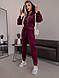 Стильний жіночий велюровий спортивно-прогулянковий костюм двійка 42-44, 44-46, 46-48 (с, м, л), фото 5