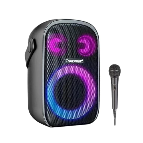 Акустика-караоке Tronsmart Halo 110 IPX6 |BT5.3, AUX, 60W, NFC, EQ, TWS, 18h Max| чорна, фото 1