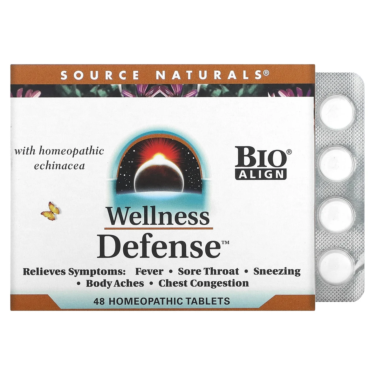 Source Naturals, Wellness Defense, 48 гомеопатичні таблетки, Київ, фото 1