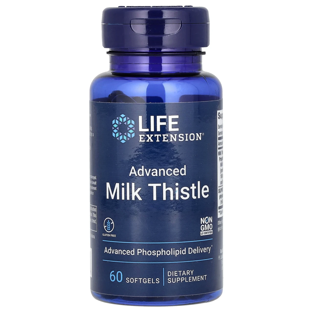 Life Extension, поліпшена формула розторопші, 60 капсул, Київ