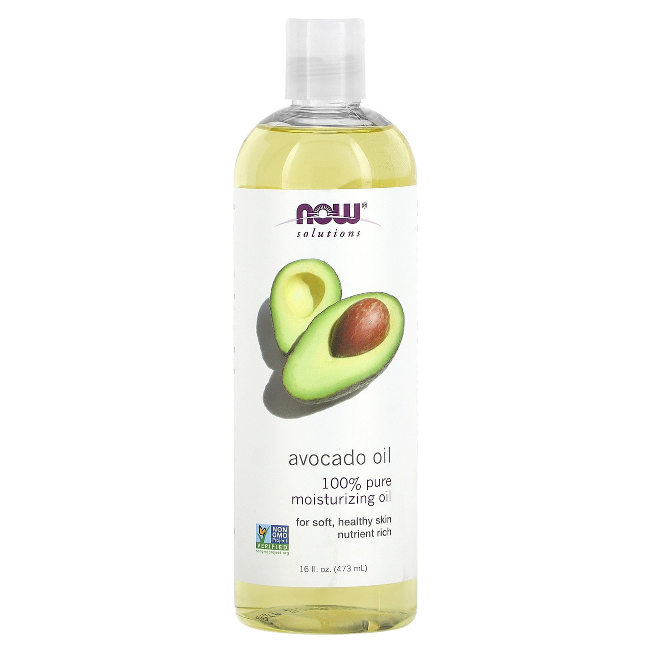 Now Foods, Solutions, масло авокадо, 16 рідких унцій (473 мл), Київ