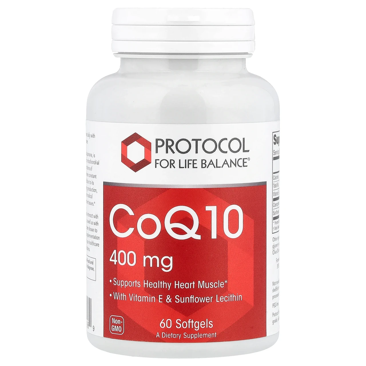 Protocol for Life Balance, коензим Q10, 400 мг, 60 капсул, Київ
