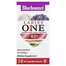 Bluebonnet Nutrition, Ladies One, комплекс із цілісних продуктів, від 40 до 60 рослинних капсул, Київ