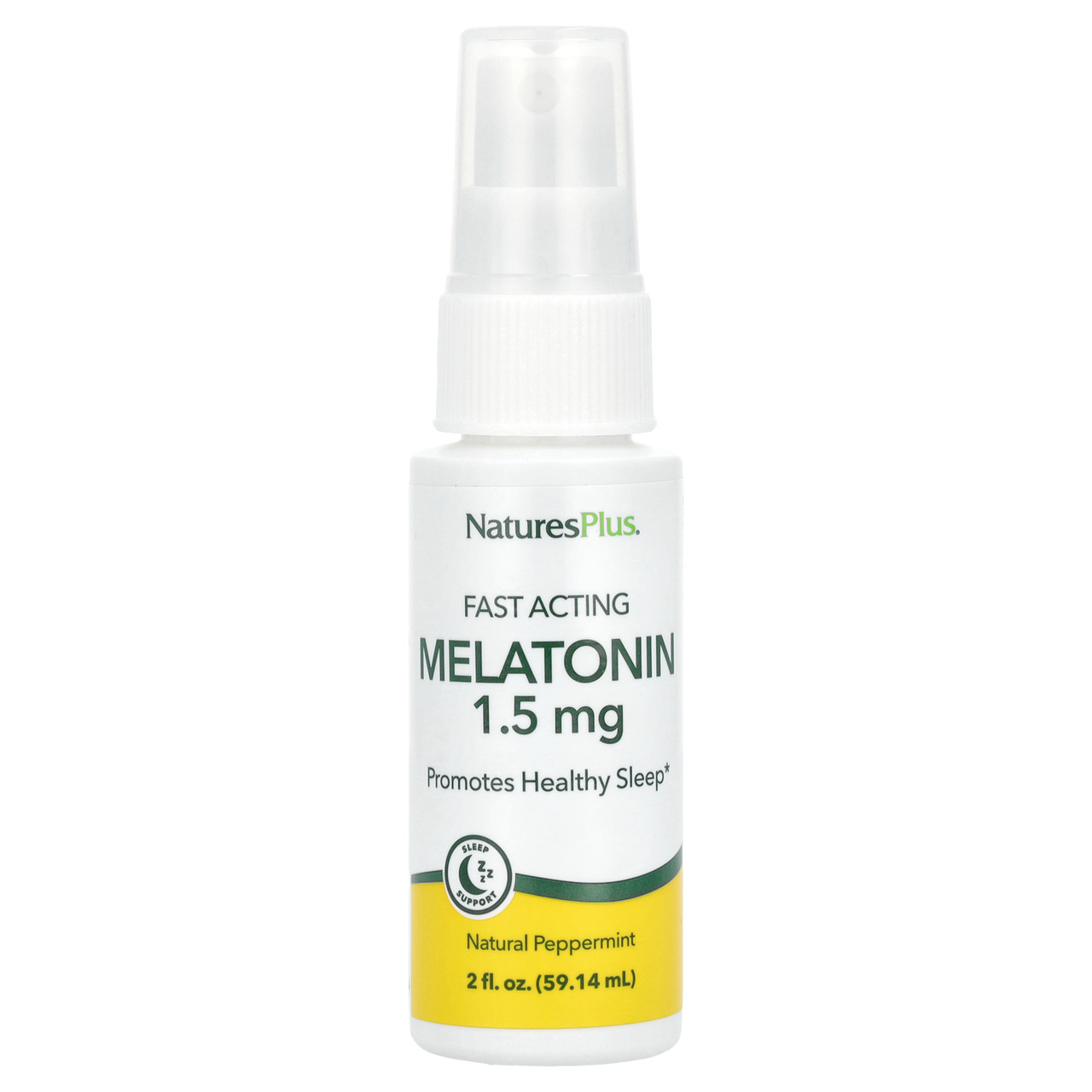 Nature's Plus, InstaNutrient, добавка з мелатоніном у формі спрею, натуральна перцева м'ята, 59,14 мл (2, Київ