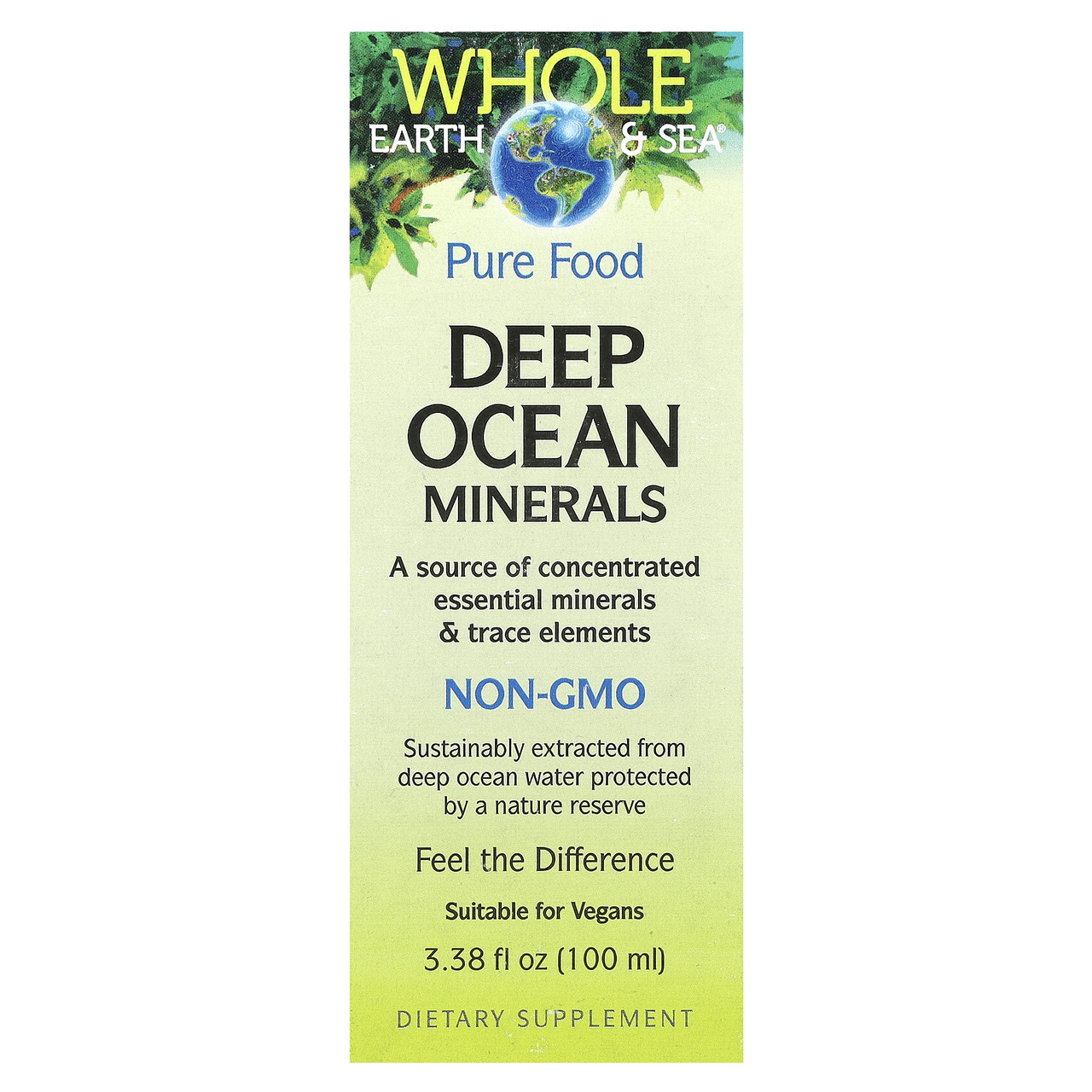 Natural Factors, Whole Earth & Sea, Deep Ocean Minerals, 100 мл (3,38 рідин та си. Унції), Київ