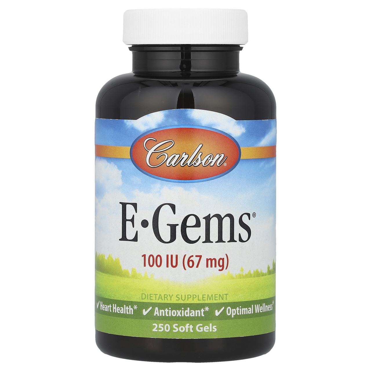 Carlson Labs, E-Gems, 67 мг (100 МО), 250 капсул, Київ