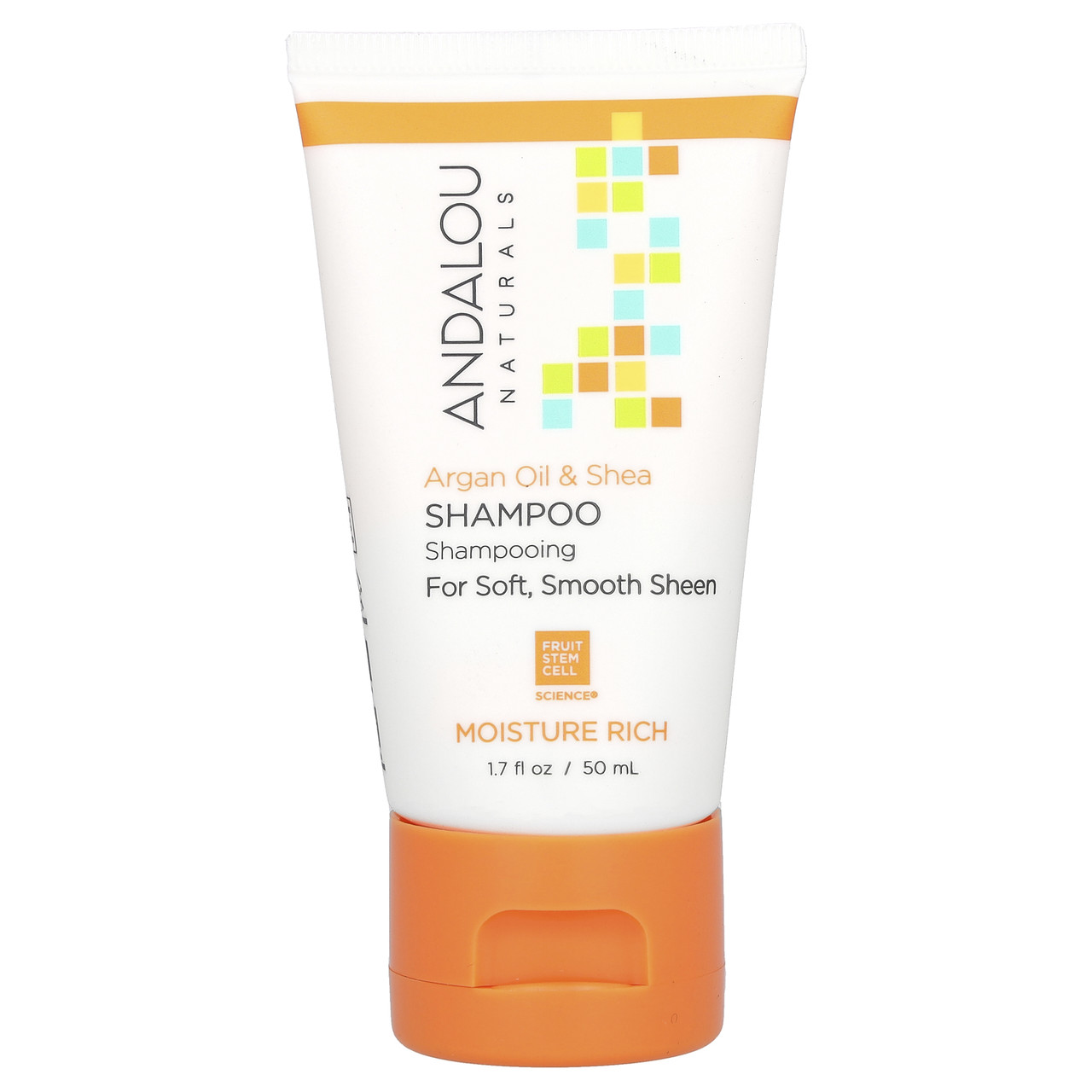 Andalou Naturals, шампунь, арганова олія і мало ши, 50 мл (1,7 Рідний. унції), Київ, фото 1