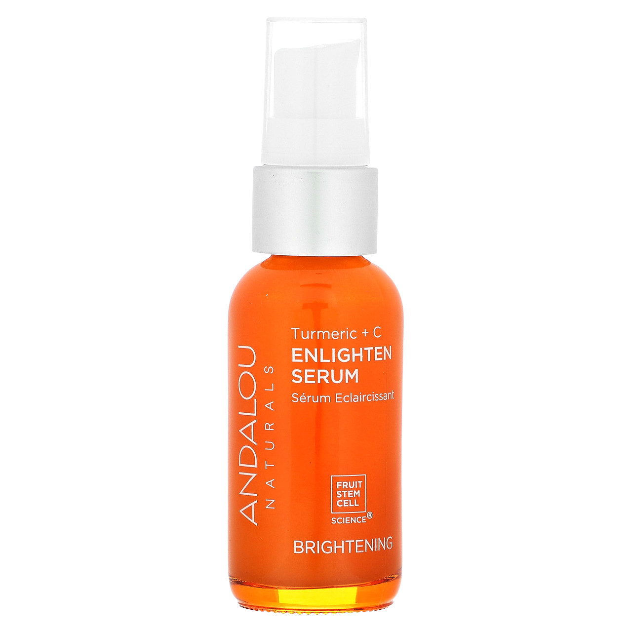 Andalou Naturals, просвітлювальна сироватка, з куркумою та вітаміном C, 32 мл (1,1 рідкий. унції), Київ, фото 1