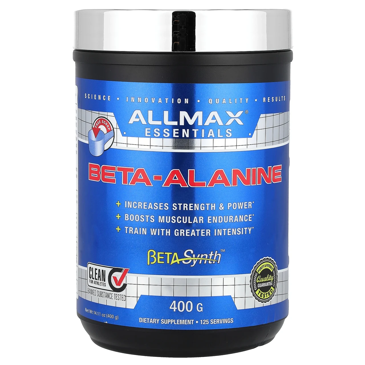 ALLMAX Nutriion, Бета-аланін, 400 г (14,11 унції), Київ, фото 1