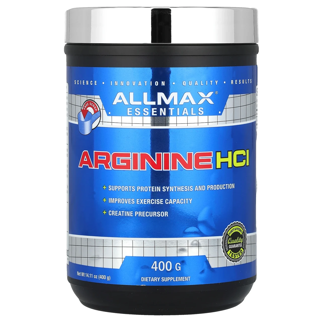 ALLMAX Nutriion, аргінін гідрохлорид, 400 г (14 унций), Київ, фото 1