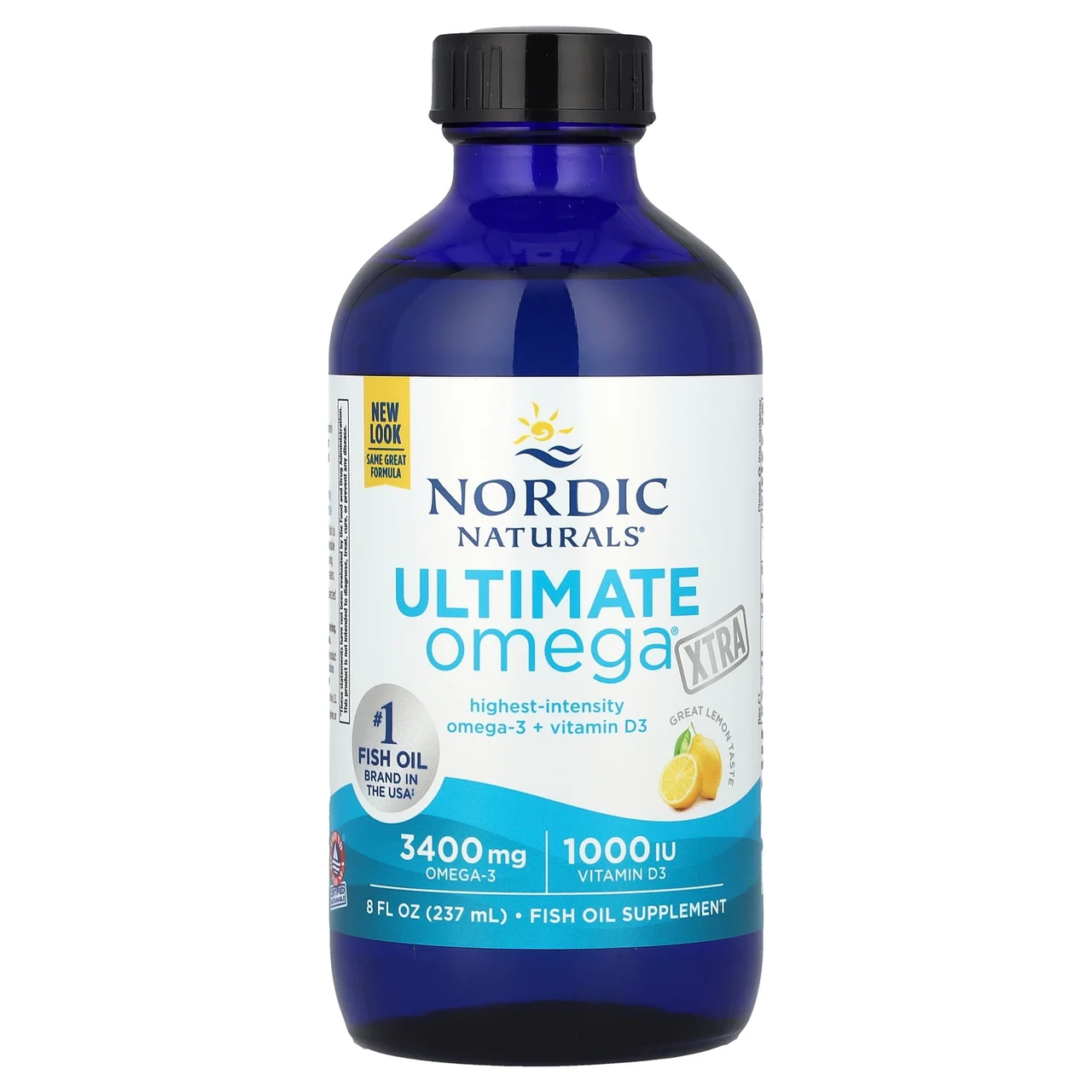 Nordic Naturals, Ultimate Omega Xtra, лимон, 8 рідких унцій (237 мл), Київ
