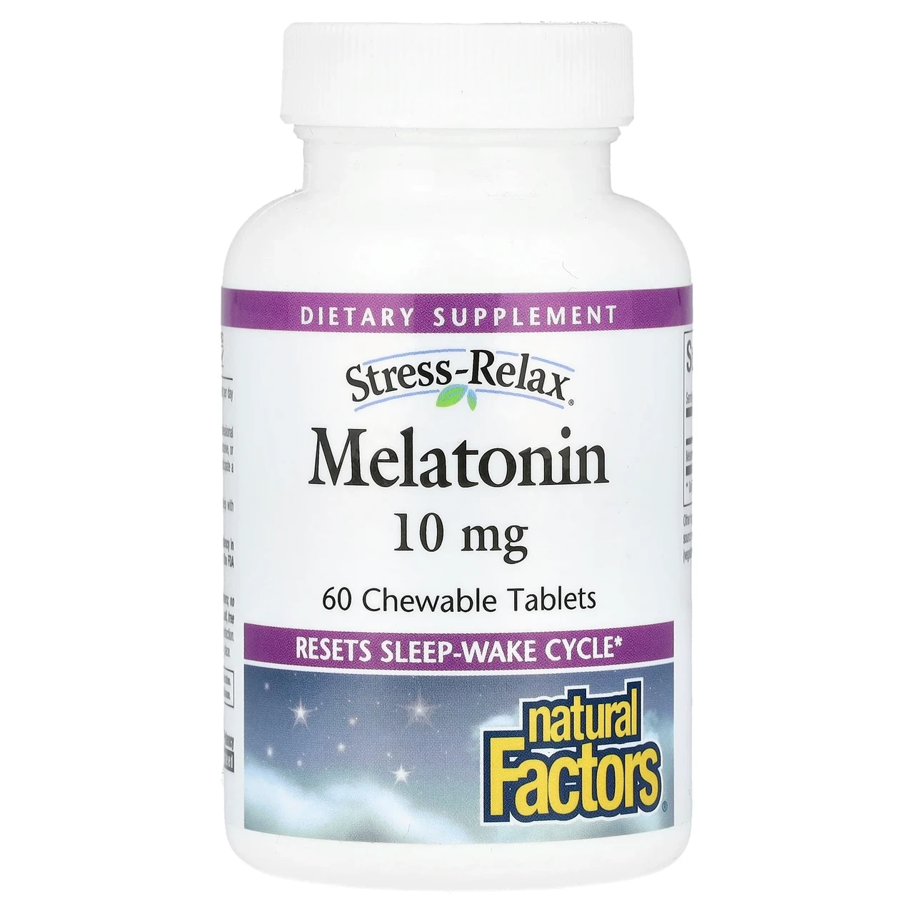 Natural Factors, Melatonin, 10 mg, 60 Chewable Tablets, Київ