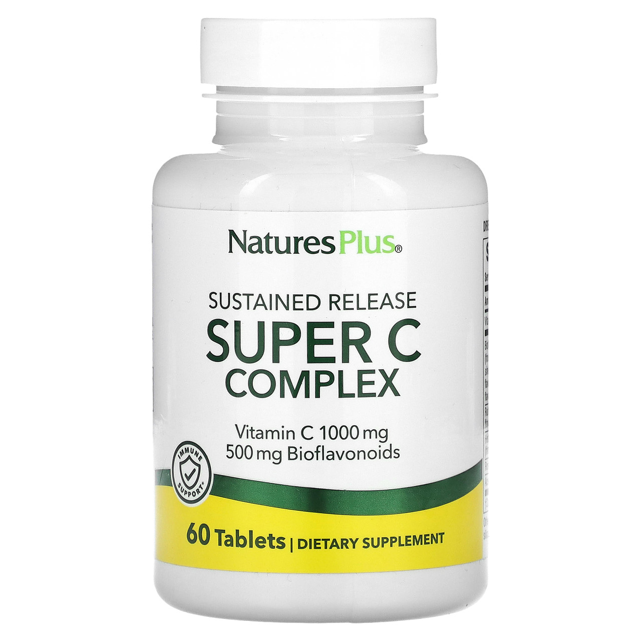Nature's Plus, суперкомплекс з вітаміном C тривалого вивільнення, 60 таблеток, Київ