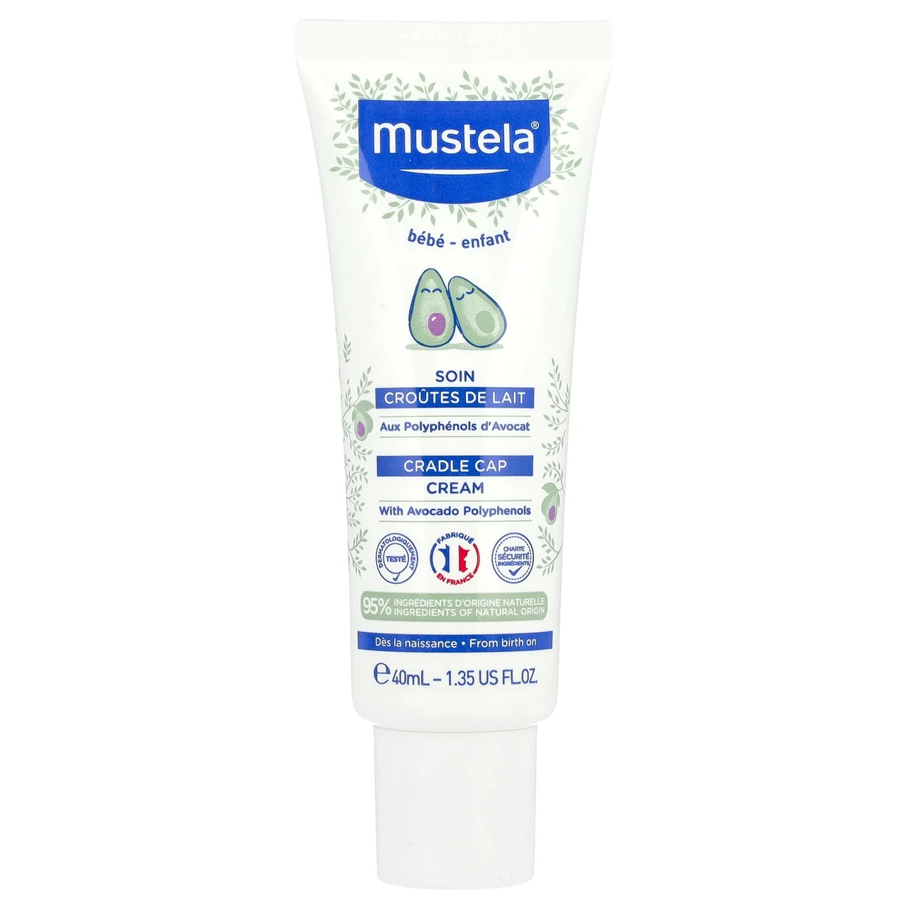 Mustela, Крем Cradle Cap, 1,35 рідкої унції (40 мл), Київ, фото 1