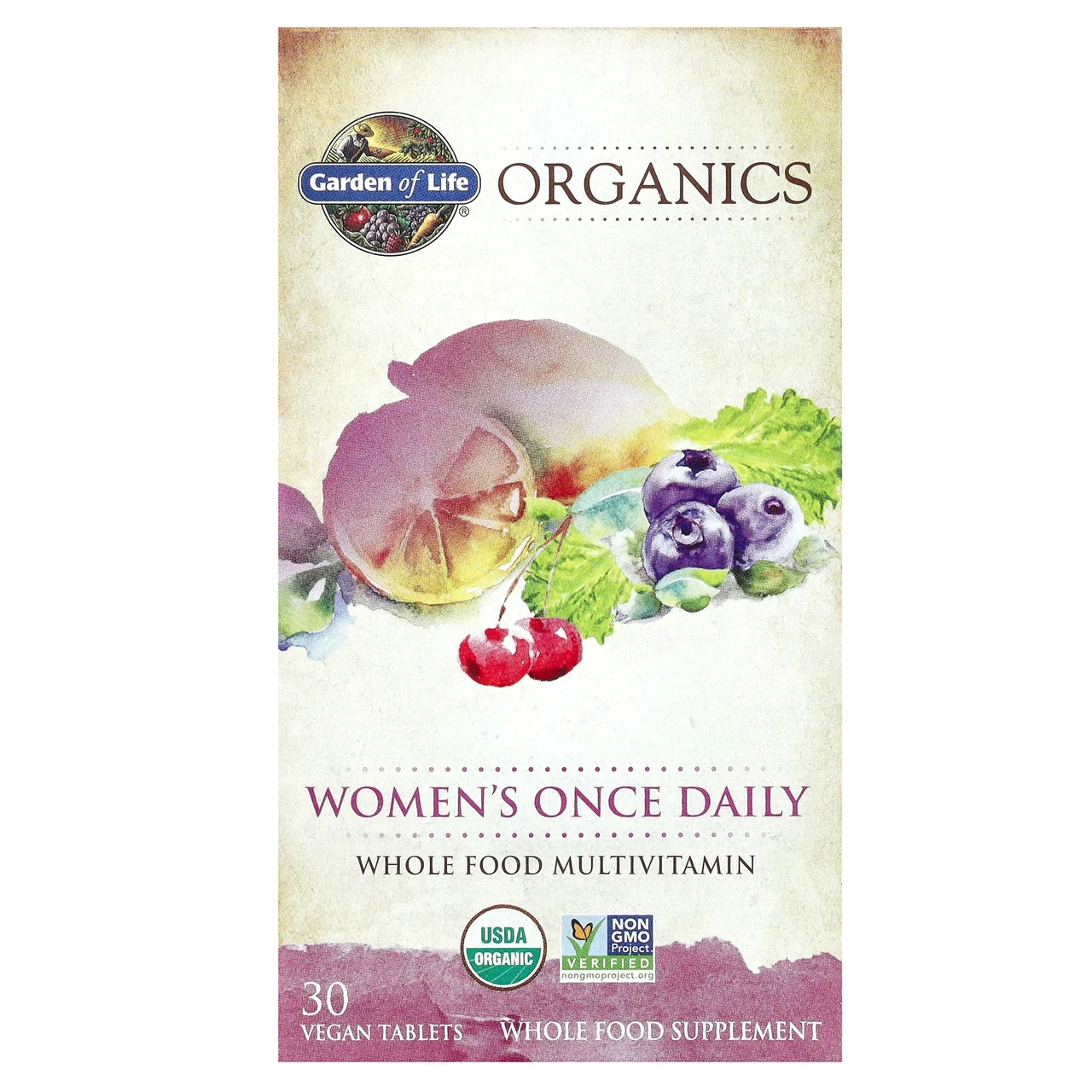 Garden of Life, MyKind Organics, мультивітаміни для жінок для прийому один раз на день, 30 таблеток веганских, Київ