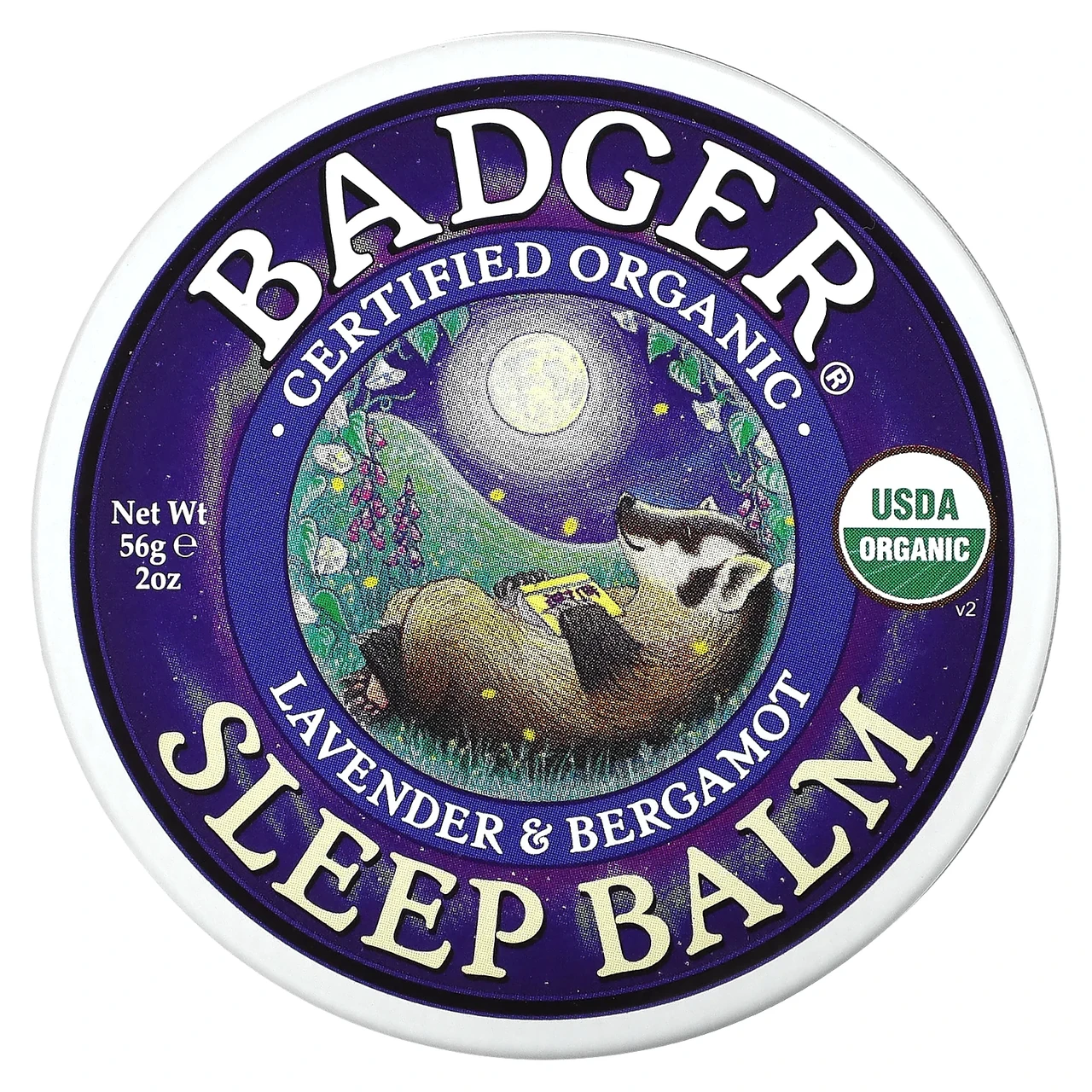 Badger Company, органічний бальзам для сну, лаванда і бергамот, 56 г (2 унції), Київ