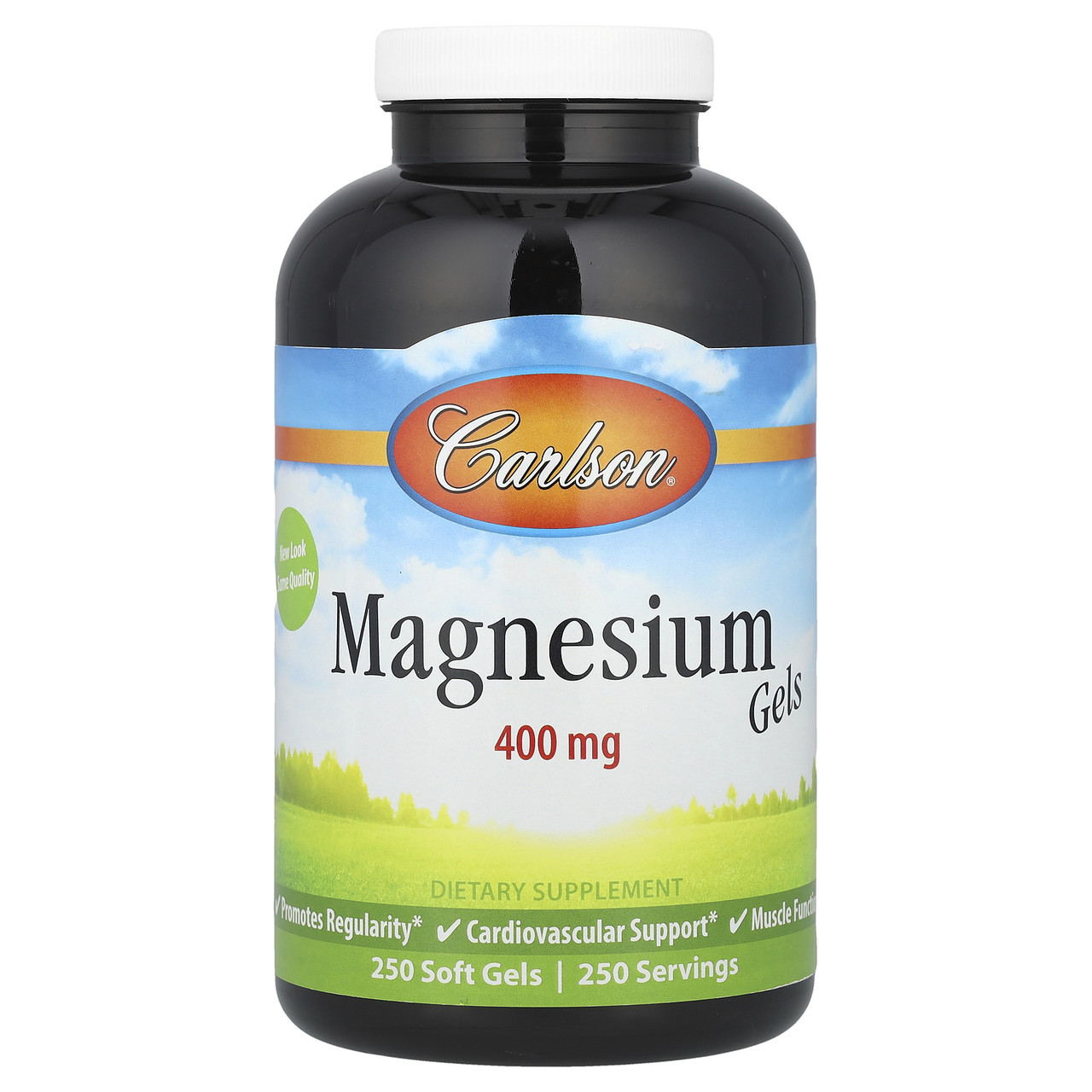 Carlson Labs, рідкий магній, 400 мг, 250 капсул, Київ