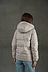 Куртка стильна жіноча демісезонна  молодіжна S-2XL айворі, фото 3