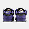 Кросівки Nike SB Dunk Low x Supreme Purple Dark Grey / Найк СБ Данк Суприм Низькі Фіолетові з Темно-Сірим, фото 9