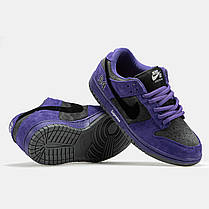 Кросівки Nike SB Dunk Low x Supreme Purple Dark Grey / Найк СБ Данк Суприм Низькі Фіолетові з Темно-Сірим, фото 6