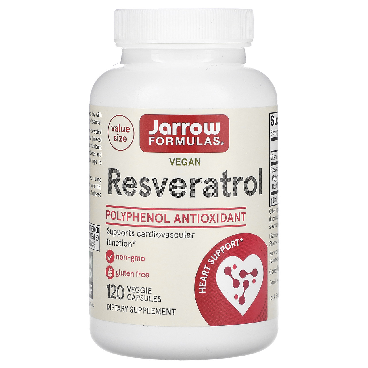 Jarrow Formulas, Ресвератрол, 100 мг, 120 капсул, Київ