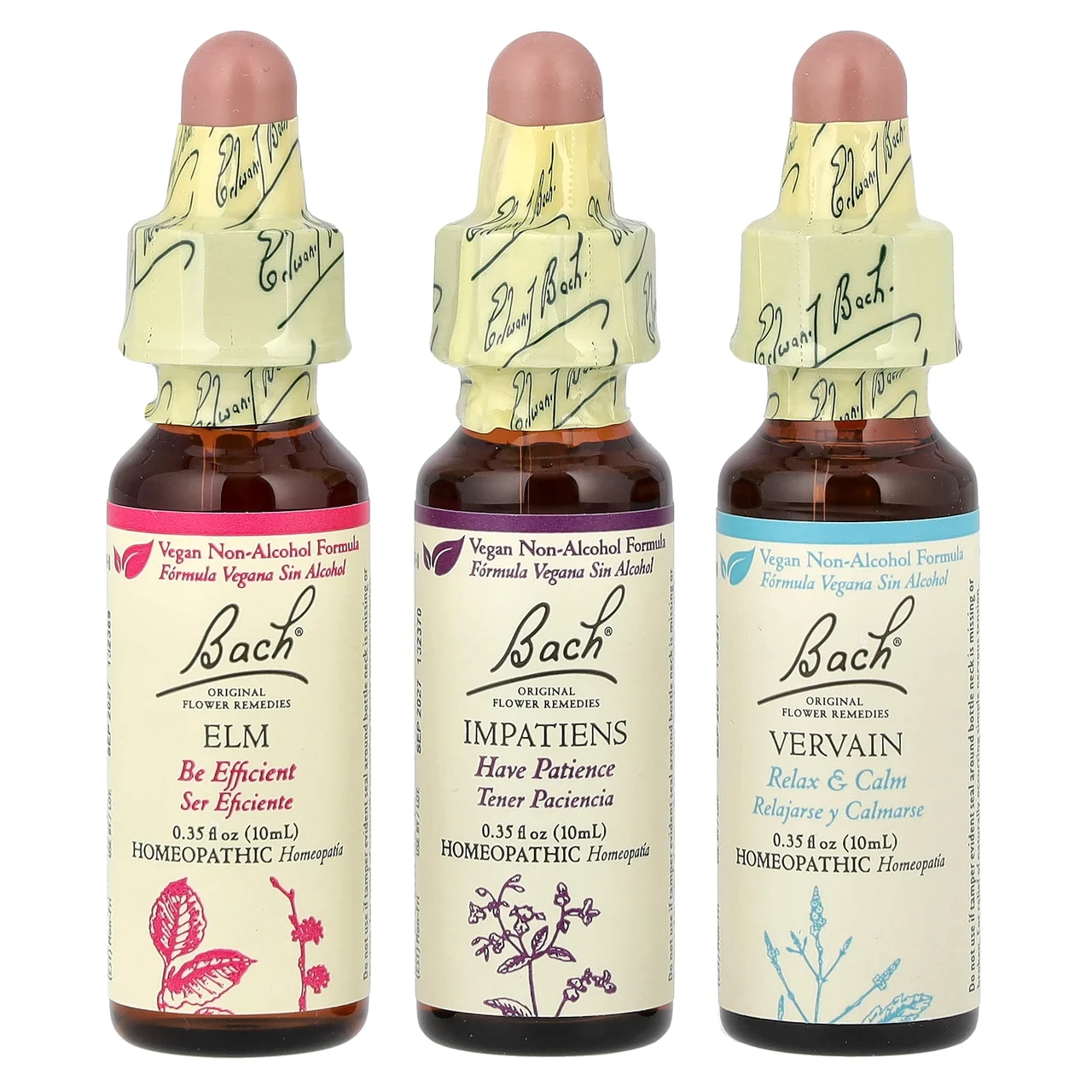 Bach, Original Flower Remedies, набір для мотивації, Get It Done, 3 піпетки, 10 мл (0,35 рідк. Унції), Київ
