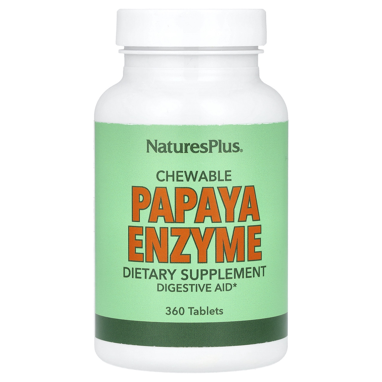 Nature's Plus, Жувальна добавка з ферментами папайї, 360 таблеток, Київ