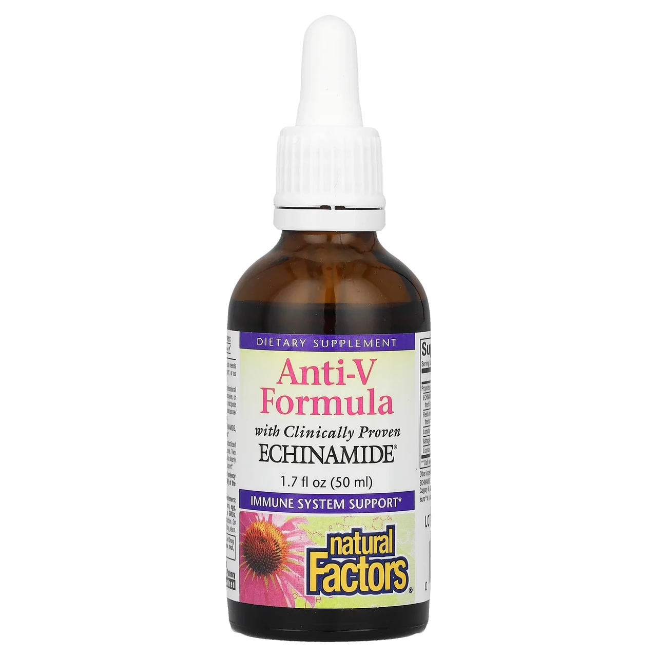 Natural Factors, Anti-V Formula, Echinamide, 1.7 fl oz ( 50 ml), Київ