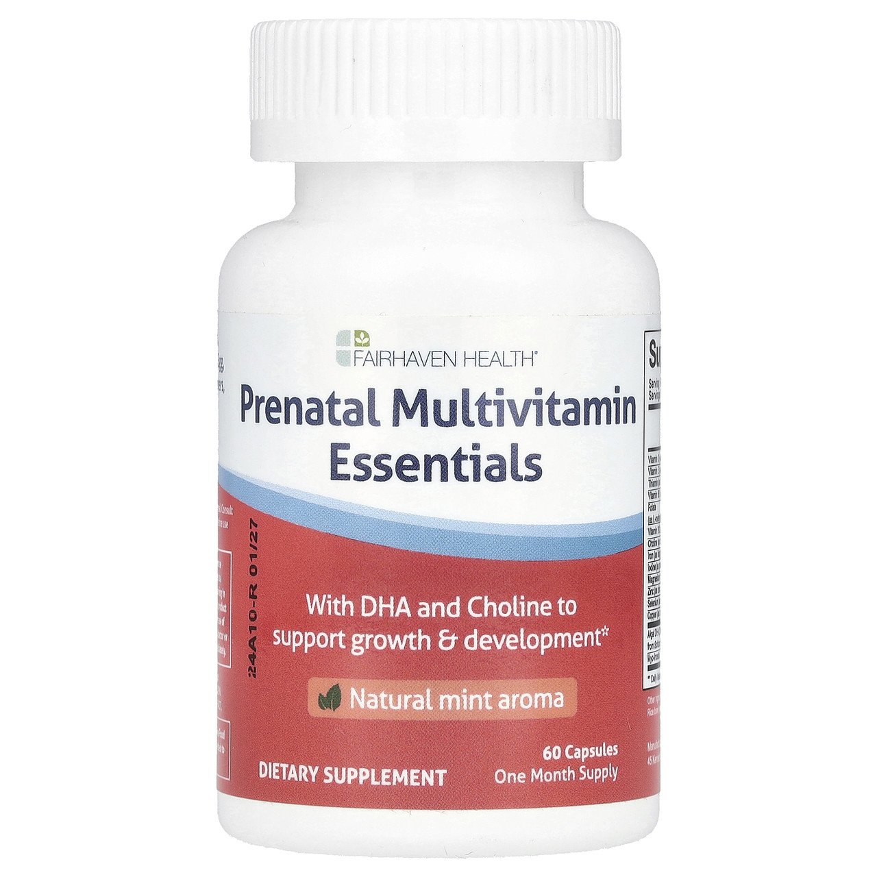 Fairhaven Health, Prenatal Multivitamin Essentials, натуральна м'ята, 60 капсул Київ, Київ