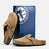 Шльопанці Birkenstock Boston Beige | Легка посадка та якісні матеріали, фото 7