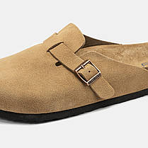 Шльопанці Birkenstock Boston Beige / Біркеншток Бостон Бежеві, фото 4