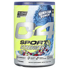 Cellucor, C4 Sport, Strength, передтренувальний комплекс, Hawaiian Punch®, ягідний синій тайфун, 406 г (14,3, Київ