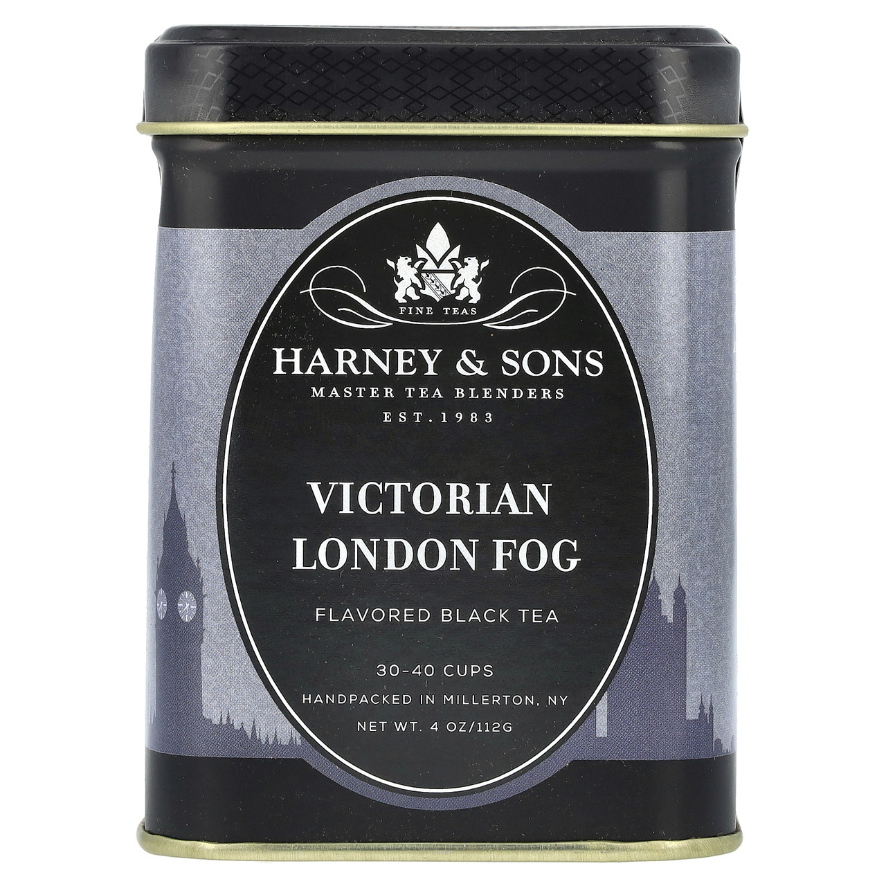 Harney & Sons, Ароматизований чорний чай, Victorian London Fog, 112 г (4 унції), Київ