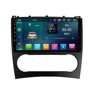 Штатна магнітола Cyclon C9 CPL GSM. 2+32GB. CARPLAY. 4G Mercedes C-klasse (W203) 2004-2007 з підсилювачем звуку D2B