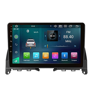 Штатна магнітола Cyclon C9 CPL GSM. 2+32GB. CARPLAY. 4G Mercedes C-klasse (W204) 2007-2011