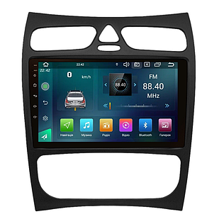 Штатна магнітола Cyclon C9 CPL GSM. 2+32GB. CARPLAY. 4G Mercedes C-klasse (W203) 2000-2004 з підсилювачем звуку D2B