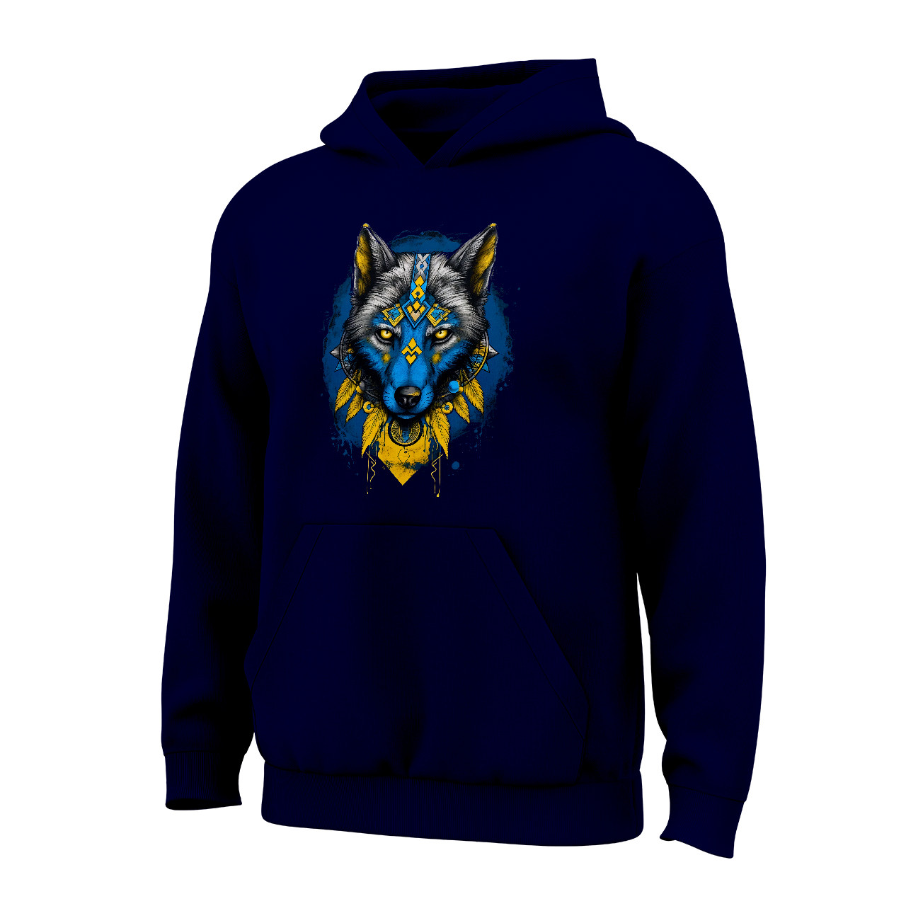 Дитячий худі кофта для хлопчика Вовк, 3-16 років, фото 1