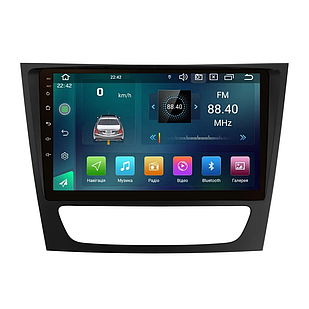 Штатна магнітола Cyclon C9 CPL GSM. 2+32GB. CARPLAY. 4G Mercedes W211 2002-2009 з підсилювачем звуку D2B
