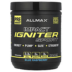 ALLMAX Nutrition, Igniter, перед тренуванням, з блакитною малиною, 320 г (11,28 унції), Київ