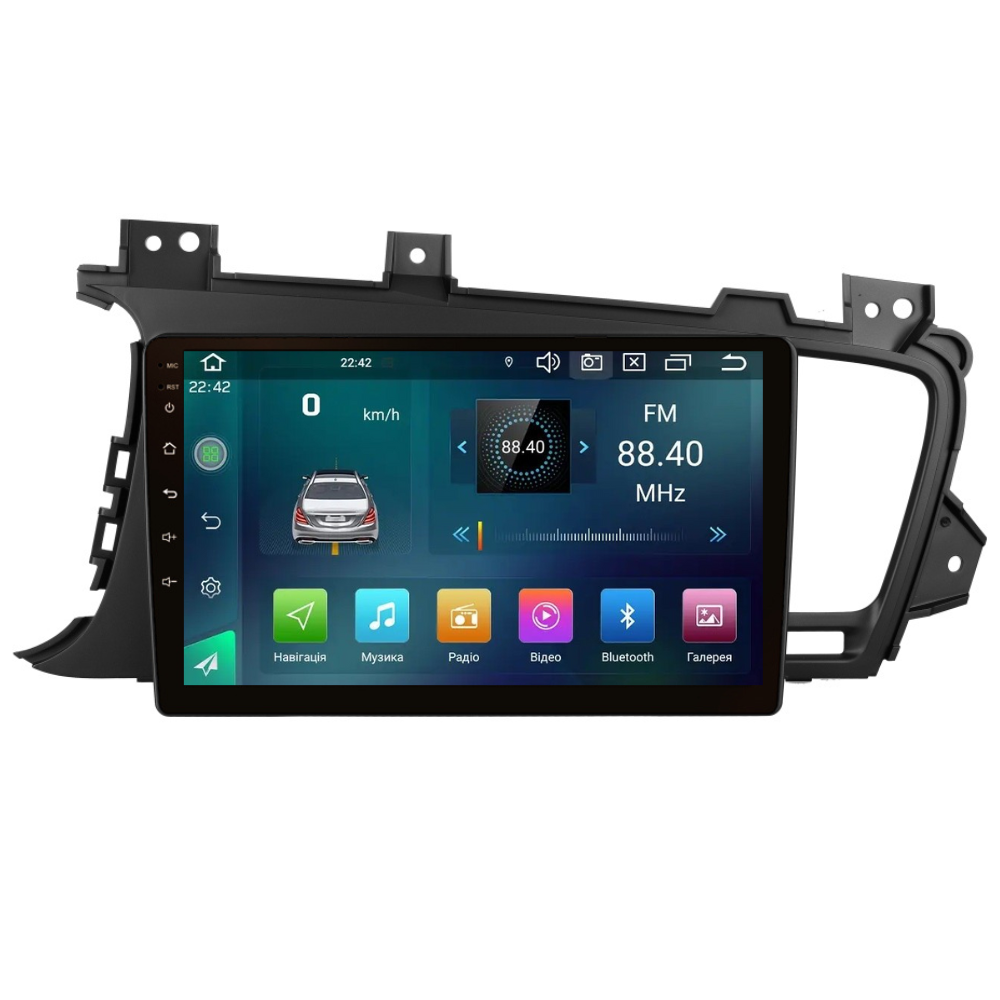 Штатна магнітола Cyclon C9 CPL GSM. 2+32GB. CARPLAY. 4G KIA Optima (TF) 2010-2013, фото 1