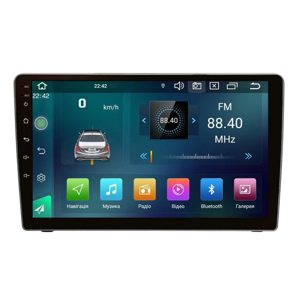 Штатна магнітола Cyclon C9 CPL GSM. 2+32GB. CARPLAY. 4G Peugeot 407 2004-2010, фото 1