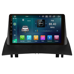 Штатна магнітола Cyclon C9 CPL GSM. 2+32GB. CARPLAY. 4G Renault Megane 2 2003-2009