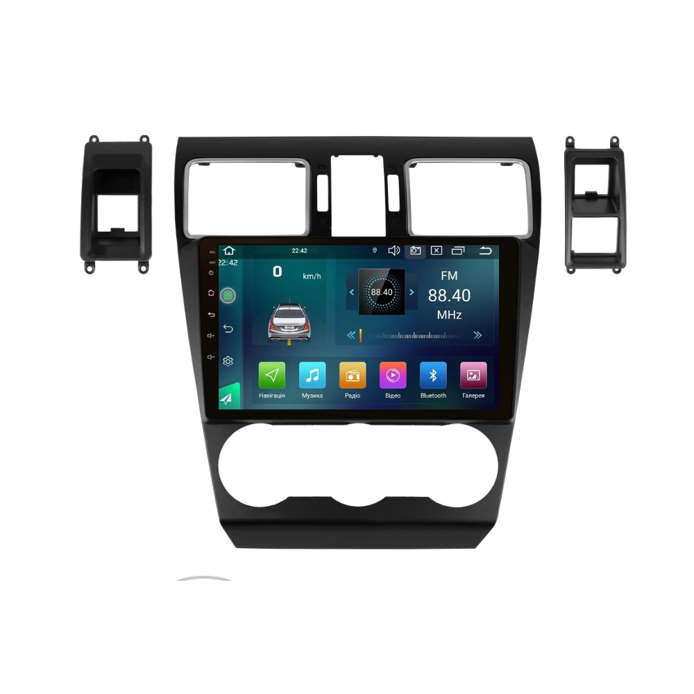 Штатна магнітола Cyclon C9 CPL GSM. 2+32GB. CARPLAY. 4G Subaru Forester 2013-2019 з малим екраном, фото 1