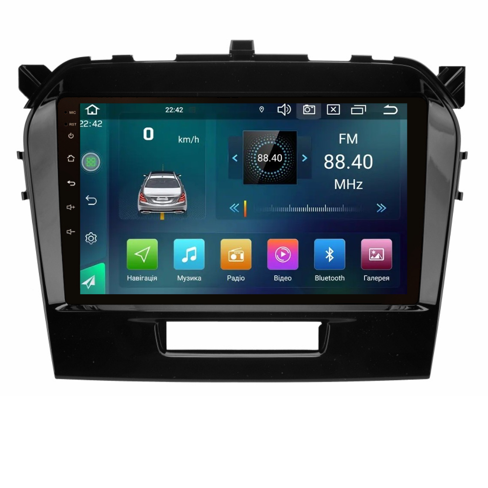 Штатна магнітола Cyclon C9 CPL GSM. 2+32GB. CARPLAY. 4G Suzuki Vitara 2015+, фото 1