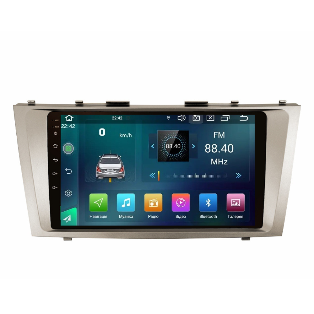 Штатна магнітола Cyclon C9 CPL GSM. 2+32GB. CARPLAY. 4G Toyota Camry 40 2006-2011, фото 1